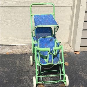 twin baby doll stroller